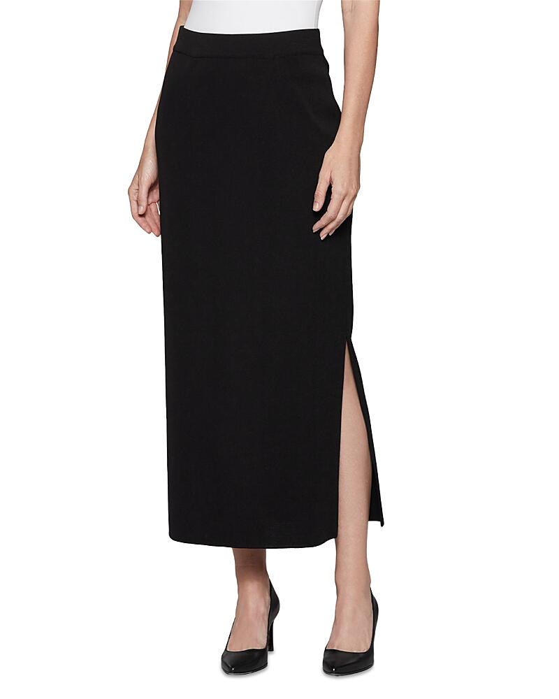 Misook Pull On Slit Hem Skirt Cover