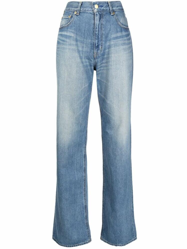 Tu es mon Tresor The Tanzanite straight-leg jeans - Blue Cover