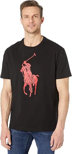 Polo Ralph Lauren Classic Fit Graphic Tee Shirt (Polo Black) Men's Clothing Cover