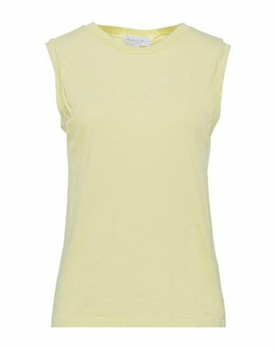 Michael Stars Woman T-shirt Light green Cotton Cover