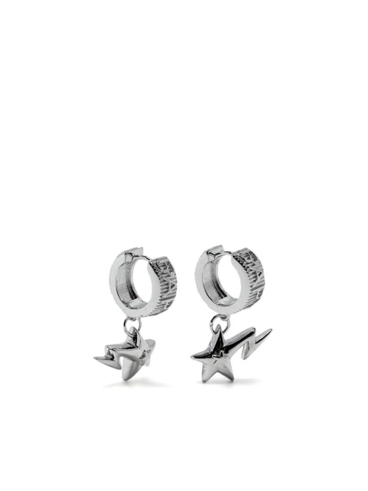 BAPY BY *A BATHING APE® hoop STA earrings - Silver Cover