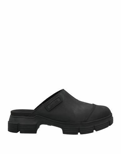 Ganni Woman Mules & Clogs Black Rubber Cover