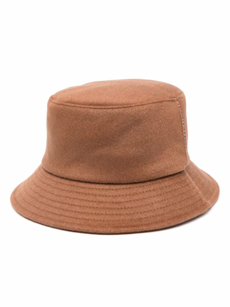 Paul Smith felted wool bucket hat - Brown Cover