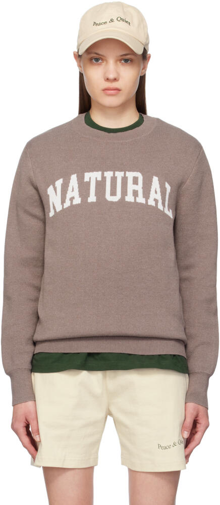 Museum of Peace & Quiet Brown 'Natural' Sweater Cover