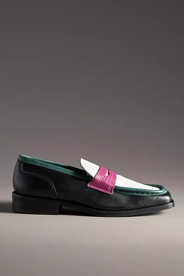 Maeve Square-Toe Loafers Cover