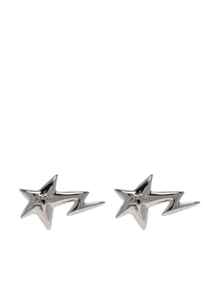 BAPY BY *A BATHING APE® lightening star earrings - Silver Cover