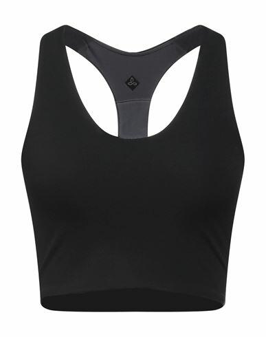 Prana Woman Top Black Recycled nylon, Lycra Cover