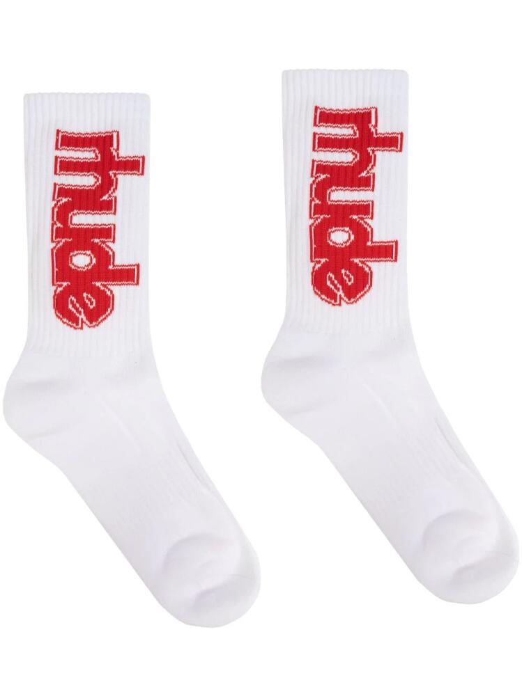 RHUDE Ski Club socks - White Cover