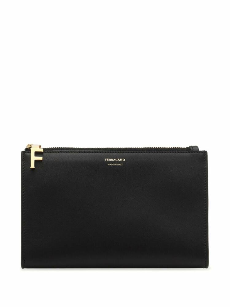 Ferragamo leather beauty case - Black Cover