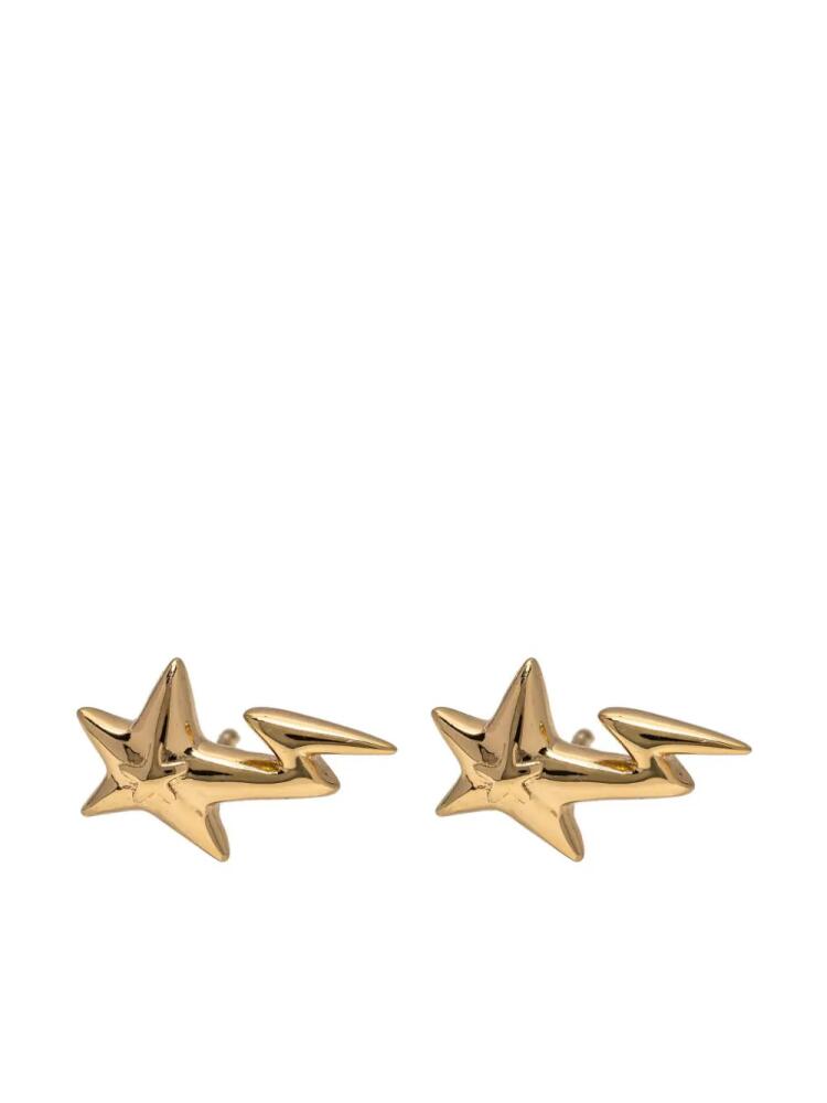 BAPY BY *A BATHING APE® logo stud earring - Gold Cover