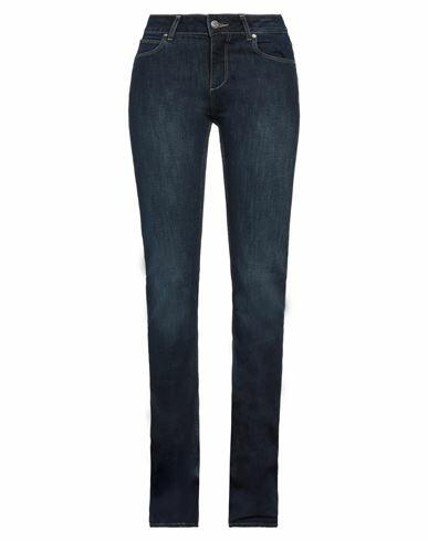 Rebel Queen Woman Jeans Blue Cotton, Elastane Cover