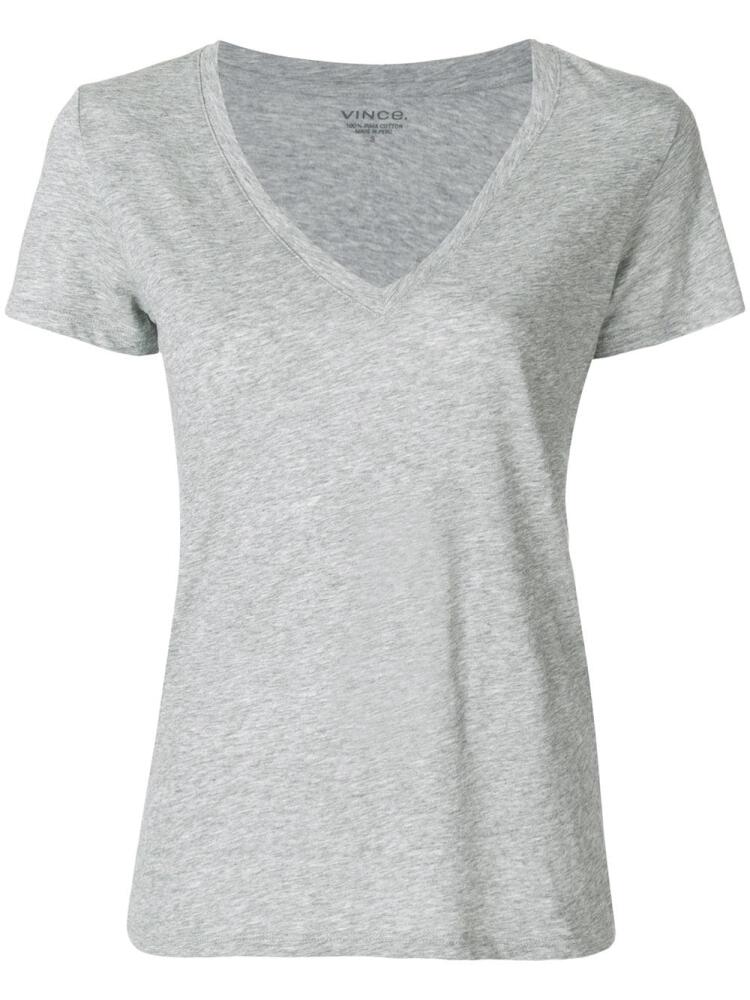 Vince classic v-neck T-shirt - Grey Cover