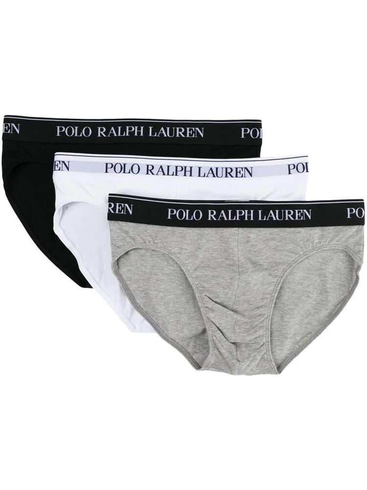 Polo Ralph Lauren three pack logo waistband briefs - Black Cover