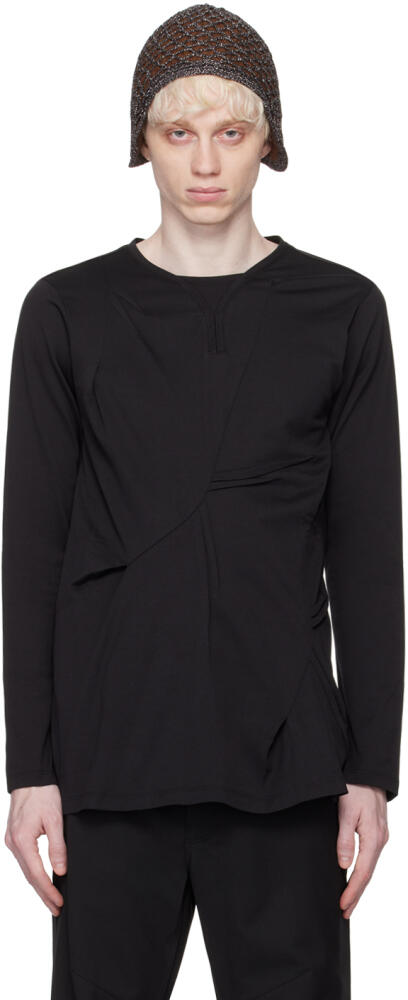 Kiko Kostadinov Black Deultum Long Sleeve T-Shirt Cover