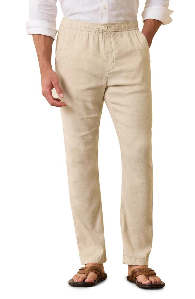 Tommy Bahama Beach Coast Stretch Linen & Cotton Pants in Stone Khaki Cover