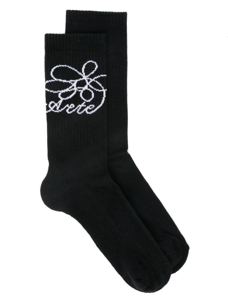 ARTE Flower Logo socks - Black Cover