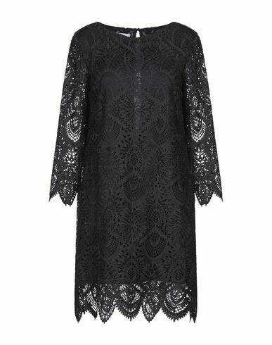 Dondup Woman Mini dress Black Polyester Cover