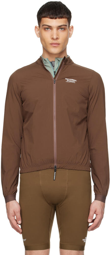 Pas Normal Studios Brown Packable Jacket Cover