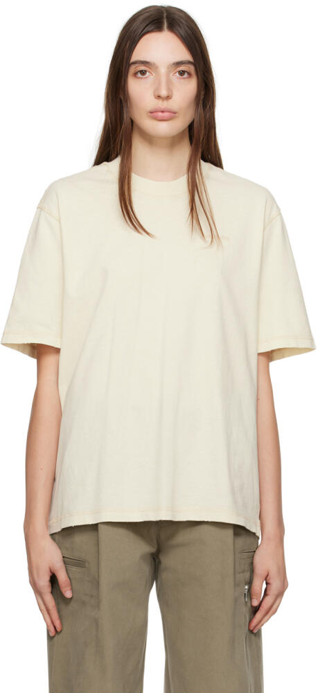 AMI Paris Beige Fade Out T-Shirt Cover