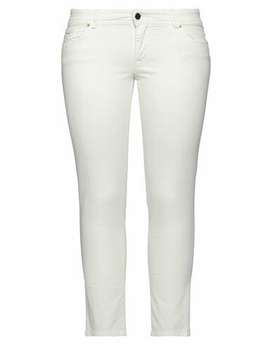 Berwich Woman Pants Cream Cotton, Elastane Cover