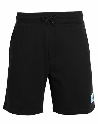 Hugo Man Shorts & Bermuda Shorts Black Cotton Cover