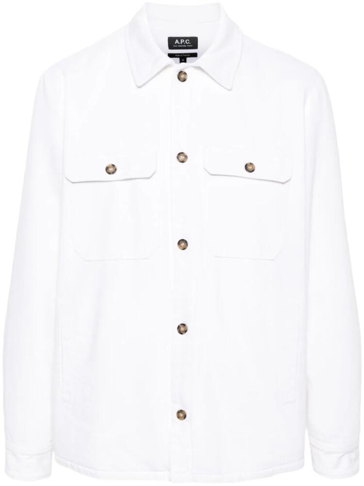 A.P.C. Alessio padded jacket - White Cover