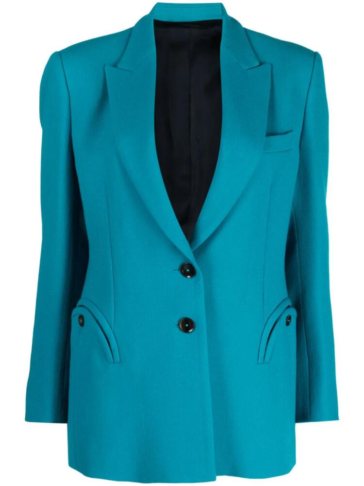 Blazé Milano Teewa Blossom wool blazer - Blue Cover