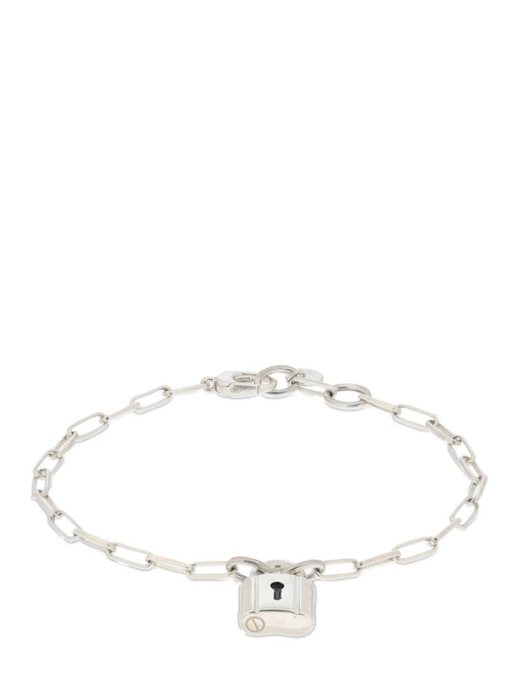 DODO Silver Lock Chain Bracelet Cover