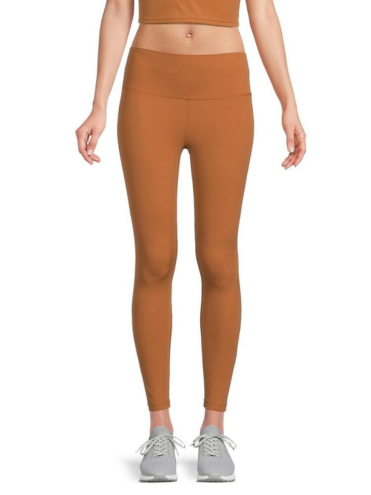 Splits59 Women's Sprint Banded Waist Leggings - Pecan Cover