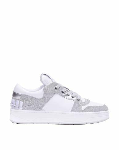 Jimmy Choo Jimmy Choo Florent Sneakers Woman Sneakers White Leather Cover