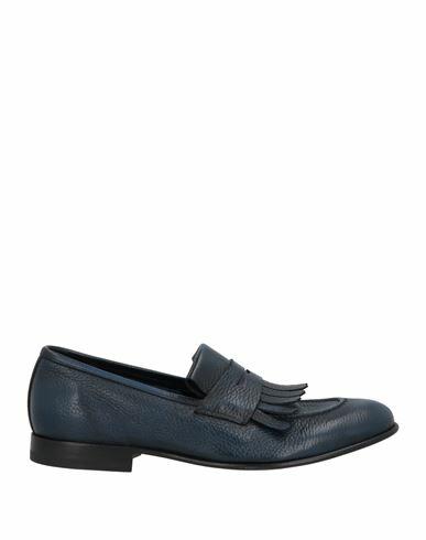 Barrett Man Loafers Navy blue Leather Cover