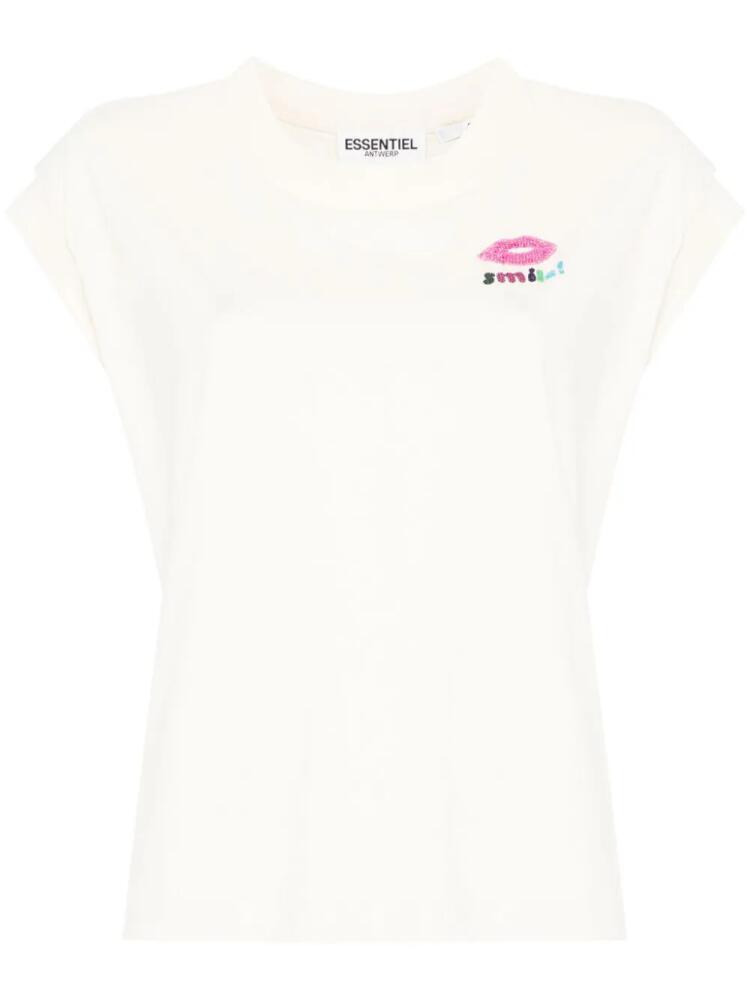 Essentiel Antwerp Glaieul T-shirt - White Cover