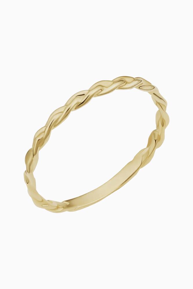 Oradina 14K Gold Caesar Stack Ring in Yellow Gold Cover