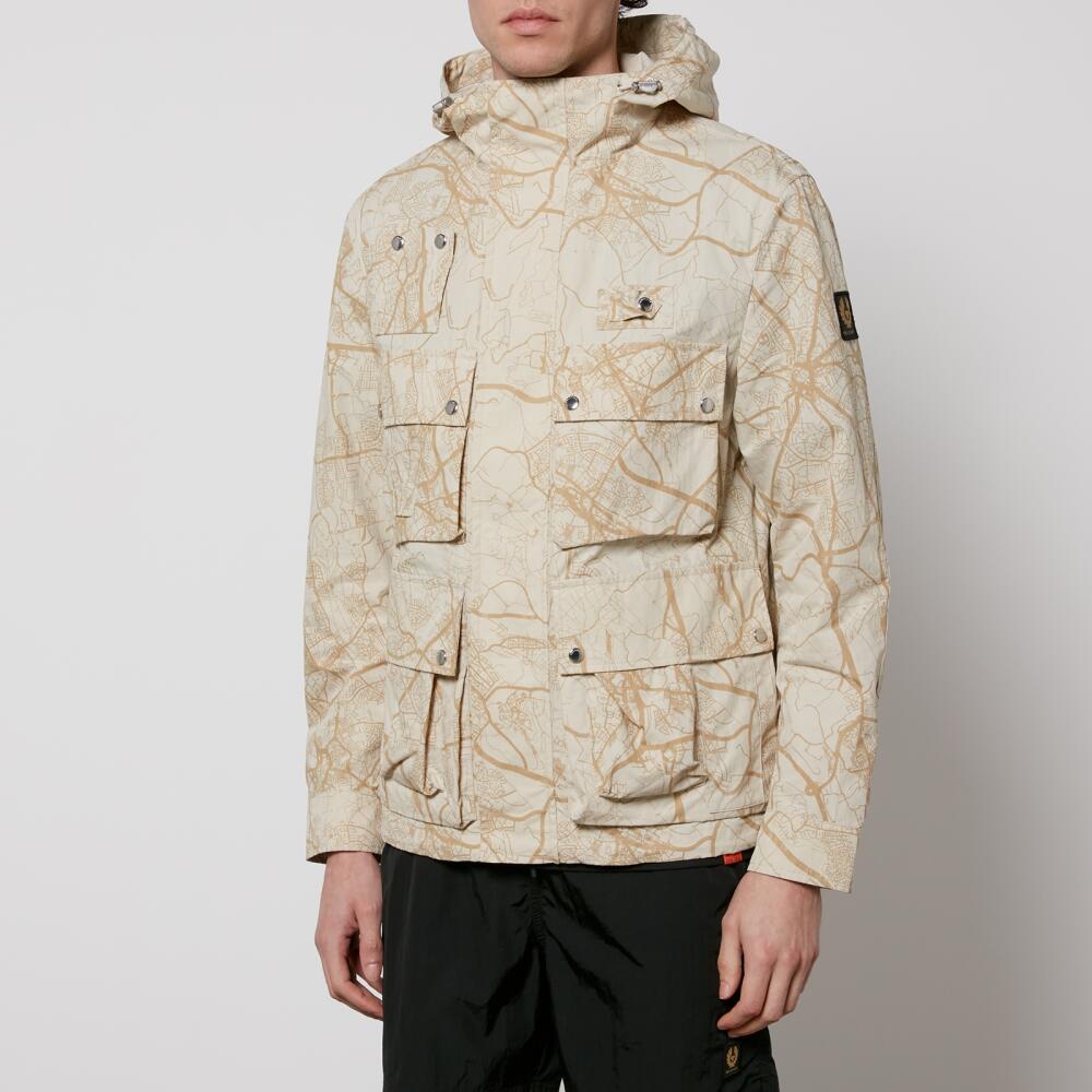 Belstaff Castmaster Map Shell Parka Jacket Cover