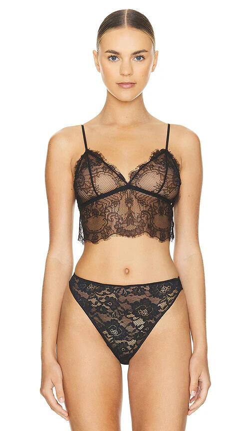 ANINE BING Lace Bralette in Black Cover