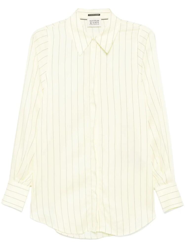 Scotch & Soda pinstriped shirt - Yellow Cover