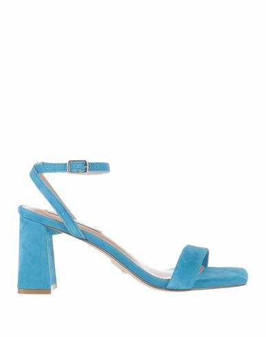 Steve Madden Woman Sandals Azure Leather Cover