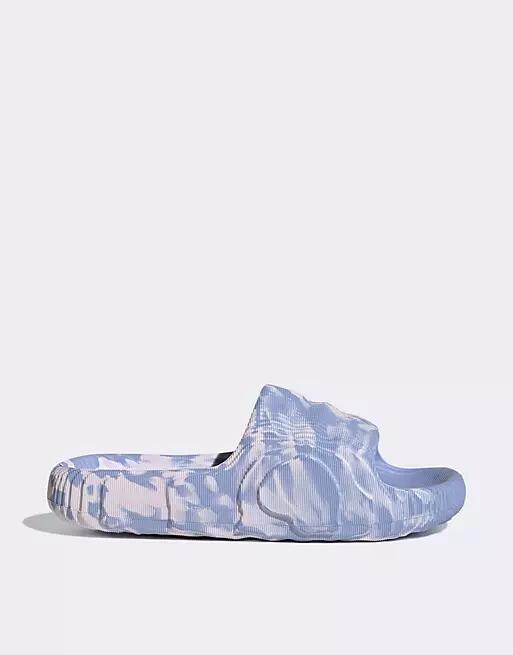 adidas Originals Adilette 22 slides in purple marble Cover