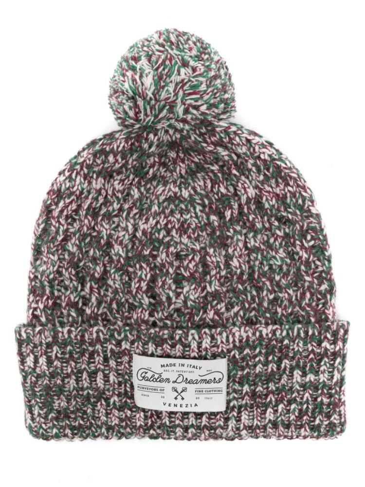 Golden Goose pompom wool beanie - Green Cover