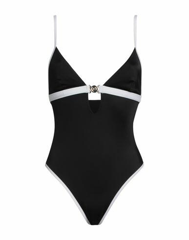 Balmain Woman One-piece swimsuit Black Polyamide, Elastane Cover