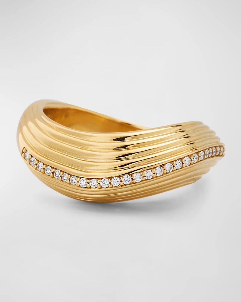 Sorellina 18K Yellow Gold Ring with GH-SI Diamonds Cover