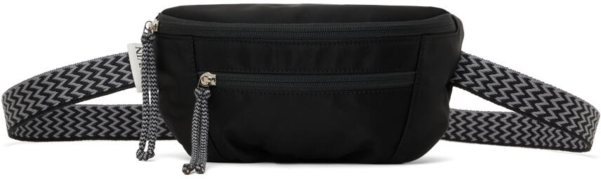 Lanvin Black Curb Nylon Fanny Pack Cover