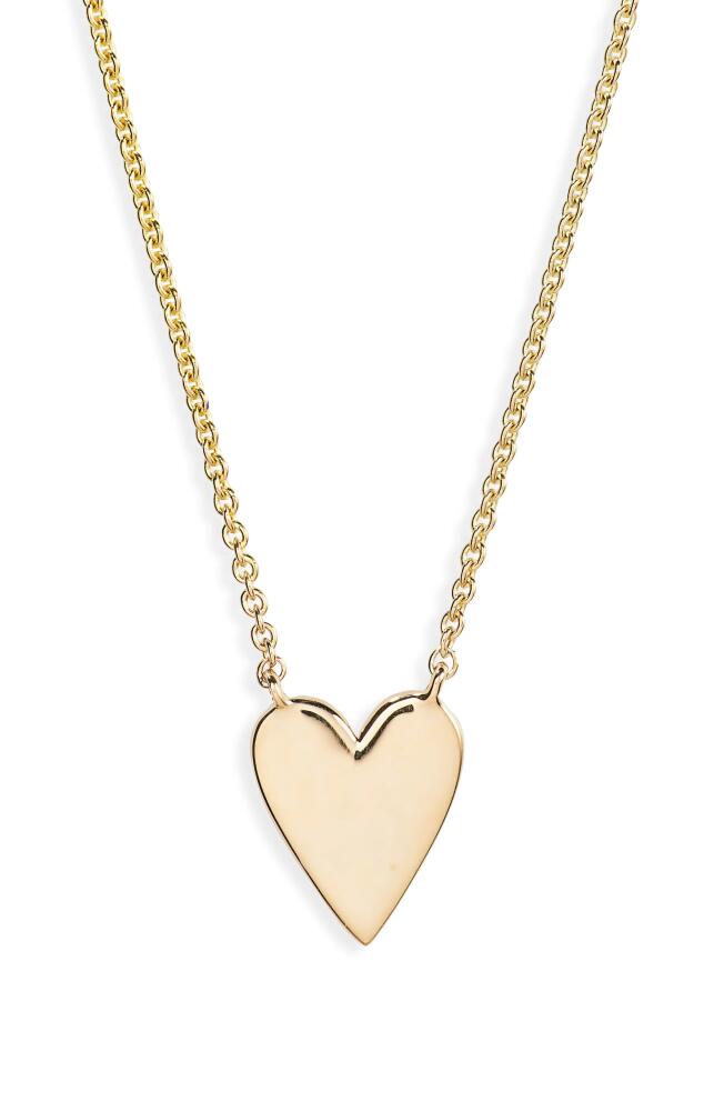 Dana Rebecca Designs DRD Heart Necklace in Yellow Gold Cover