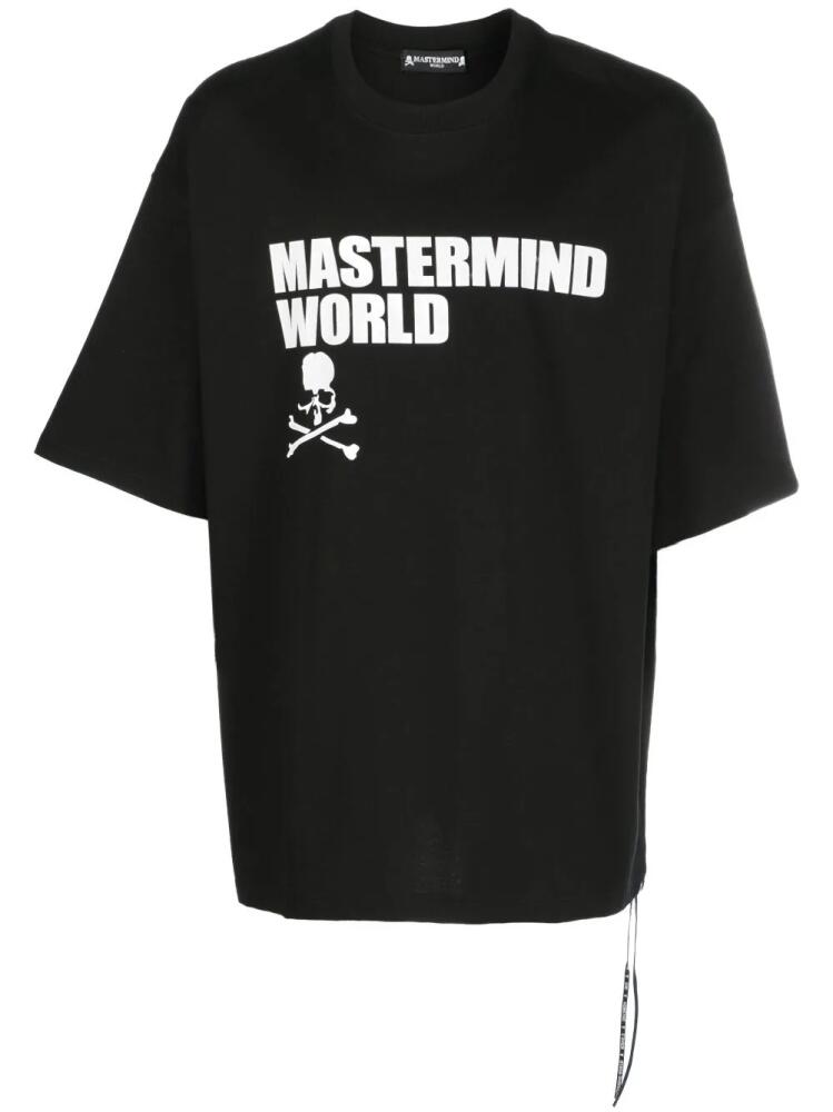 Mastermind Japan oversized logo-print T-shirt - Black Cover