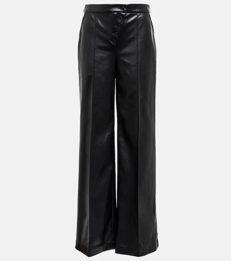 Simkhai Lynda wide-leg faux leather pants Cover