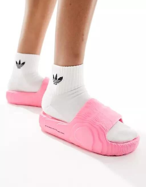 adidas Originals Adilette 22 slides in pink Cover