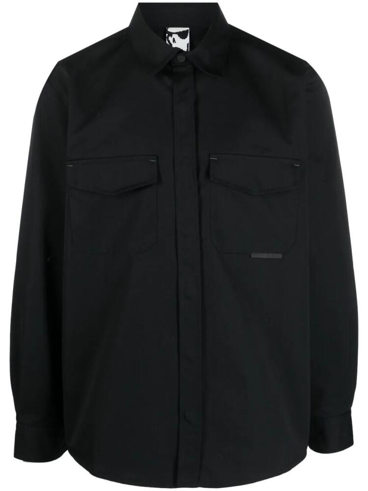 GR10K flap-pocket long-sleeve shirt - Black Cover