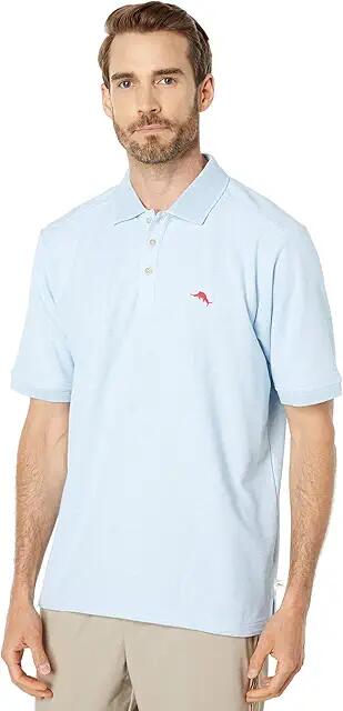 Tommy Bahama Emfielder 2.0 Polo (Light Sky Heather) Men's Clothing Cover