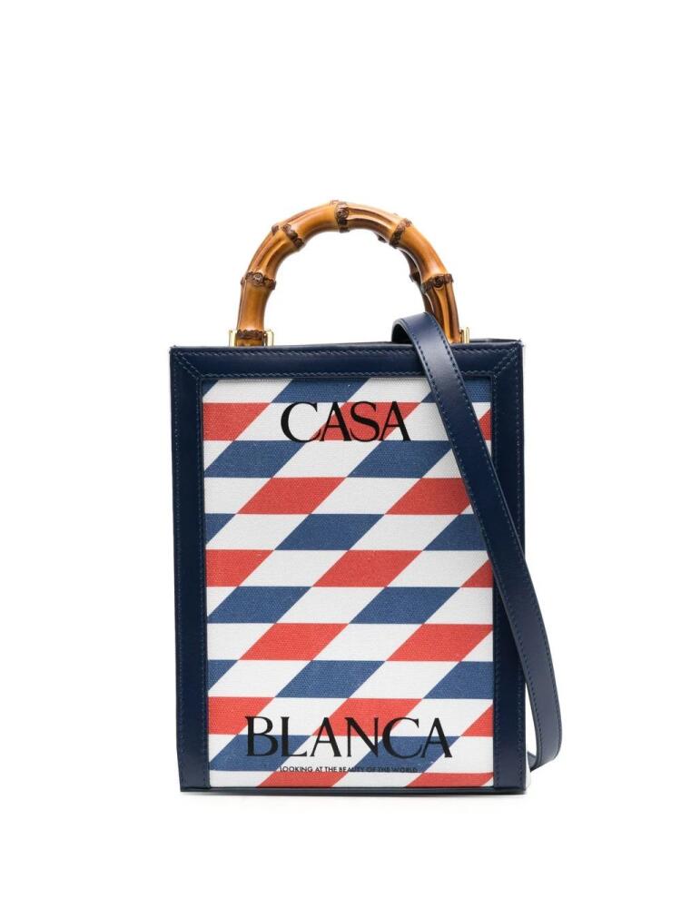 Casablanca Casa logo-print tote bag - White Cover