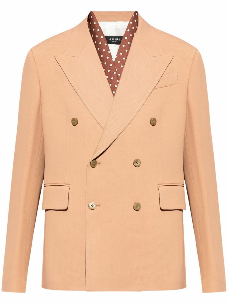 AMIRI double-breasted tailored blazer - Pink Cover